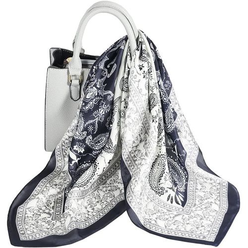 Femme Foulard Carré De Soie Multi-Motifs Foulards De La Mode Légère Carré Wrap Sentir Soie Écharpes.[G337]