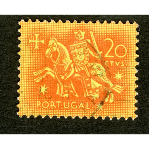 Timbre Oblitéré Portugal, 20 Ctvs
