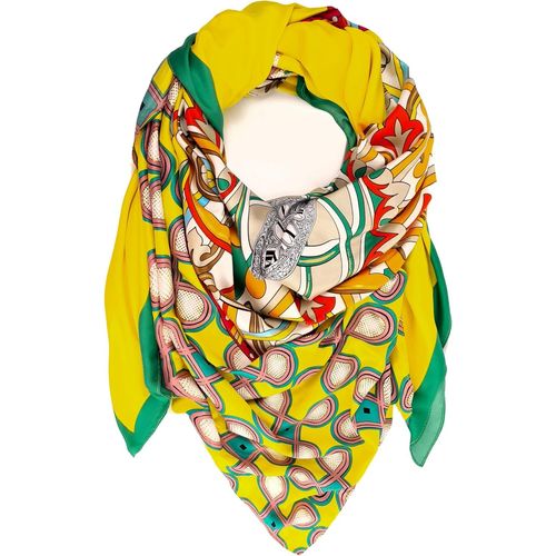 Écharpe Pour Femme Avec Motif Coloré Accrocheur - Foulard, Foulards, - Parfait Pour Le Printemps, L'automne Et L'hiver - Viscose 135 X 135 Cm..[G1070]