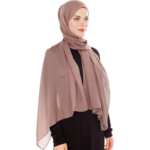 En Mousseline Pour Femme ¿ Chiffon Pour Musulmane - Écharpe Légère Pour Femme - Foulards Islamiques Modernes En Mousseline Pour Femmes ¿ 180x70 Cm.[G127]