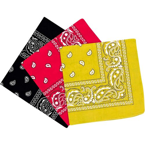 Paisley Bandana Fazzoletti Di Cotone Per Polvere Sport All'aperto Bandana Quadrata Moda Capelli Accessorio Fazzoletto Bandana Cowboy Sciarpa Per Uomo E Donna.[G1352]