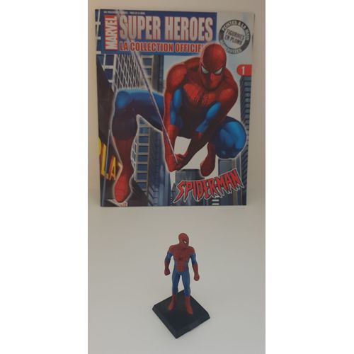 Marvel Super Heroes N° 1 Spider-Man- Eaglemoss 2005 Figurine Plomb + Fascicule