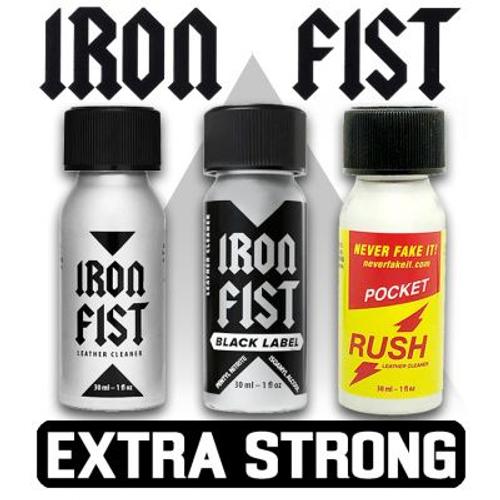 Poppers Iron Fist- Rush Pocket - Iron Fist Black Label 30 Ml