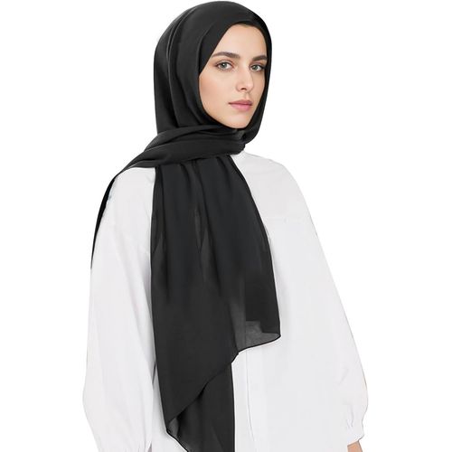 Foulard Pour Femme Musulmane, Écharpe Légère Pour Femme, Écharpes Pour Femme, 180 X 70 Cm.[G240]