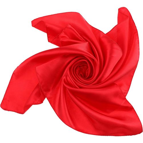 Écharpe À Col Carré, Mouchoirs, Style Rétro, Ruban De Satin, Foulard Pour Femme Et Homme, 58,4 X 58,4 Cm.[G26]