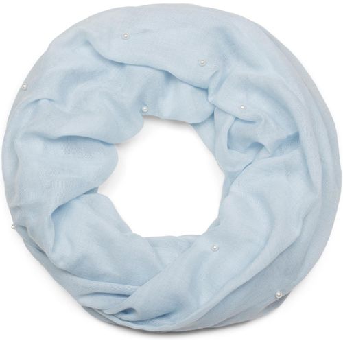 Écharpe Légère Unie Décoré De Perles, Foulard, Châle, Femmes 01016168.[G1209]