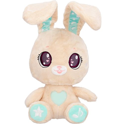 Petit Lapin Interactif, Peluche Coucou Caché Amusante et Douce qui Remue les Oreilles et Émet des Lumières et des Sons, Jouet Cadeau pour Bébés et Enfants.[G773]