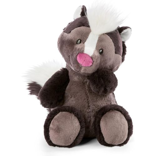Chiala 35cm moufettes pour Filles, garçons et bébés ¿ Doudou à câliner et pour Jouer ¿ Jouets Peluches Animaux ¿ Collection Forest Friends ¿ Cadeau Enfant, 47343, Noir/Gris, 35 cm.[G991]