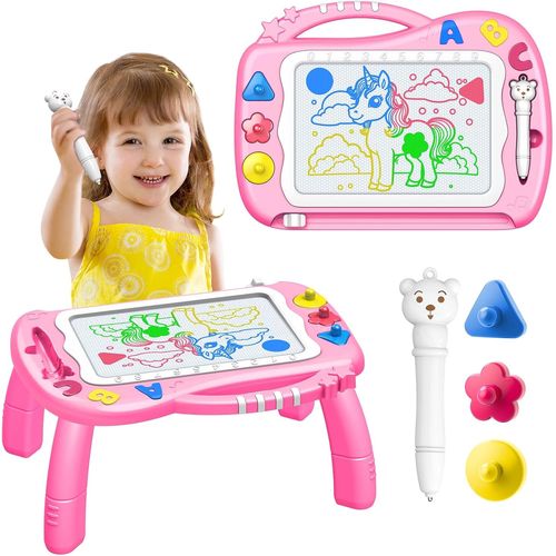 Jouet Enfant 1 2 3 4 Ans, Ardoise Magique Cadeau Fille 2 3 4 Ans Tablette Dessin Jouet Fille 2 3 Ans Jeux Educatif Cadeau Noël.[G1013]