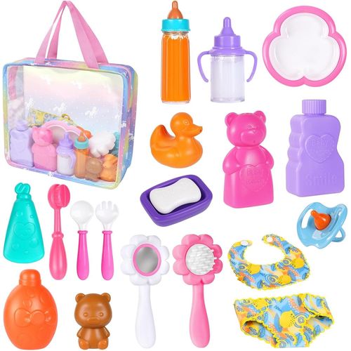 Ensemble d'Accessoires pour Poupée, 20PCS, alimentation pour Bébé (Pas pour Les Vrais Bébés).[G912]
