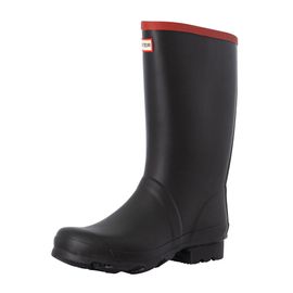 Hunter Bottes En Caoutchouc Courtes Au Genou Argyll Noir
