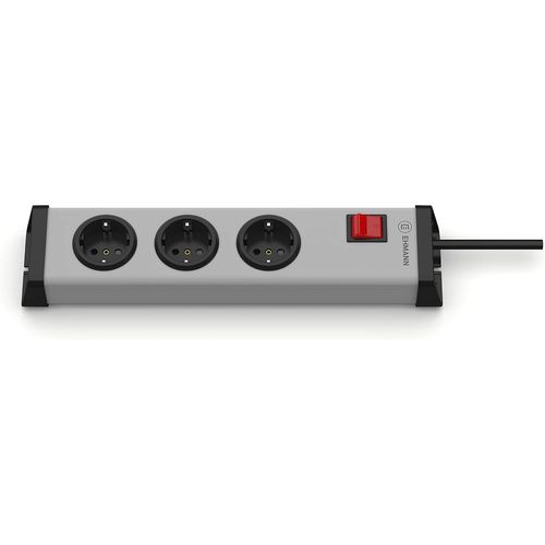 0201x00032301 Multiprise universelle avec interrupteur, 3 prises, câble d'alimentation de 1,5 m.[G922]