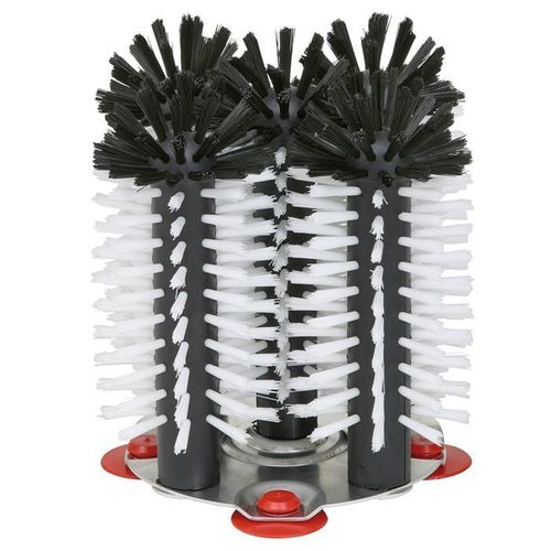 Set Brosse Vaisselle Delfin, 5 X 18 Cm Avec Plaque De Base En Métal