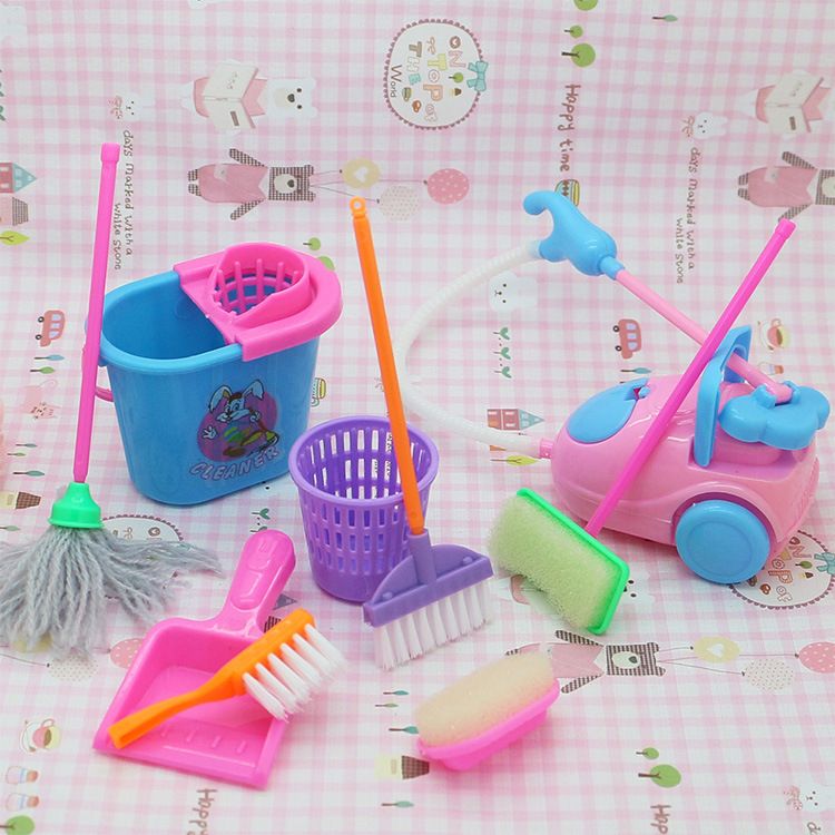 Ensemble De Nettoyage Barbie, Outils De Nettoyage De Simulat... - 2
