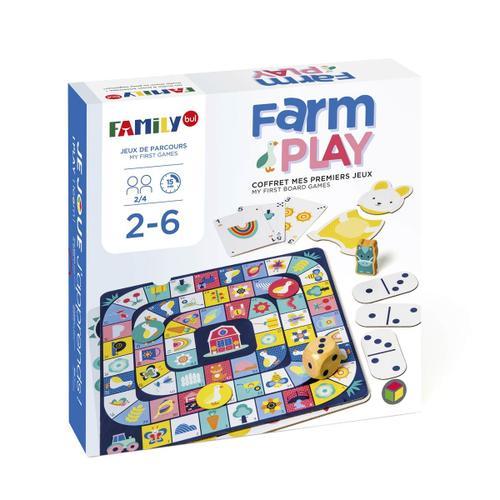 Oxybul | Coffret Premiers Jeux De Société Farm Play | 2 Ans - 6 Ans