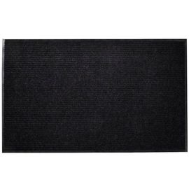 Tapis D'entrée Noir Paillasson Pvc 90 X 120 Cm Dec023112