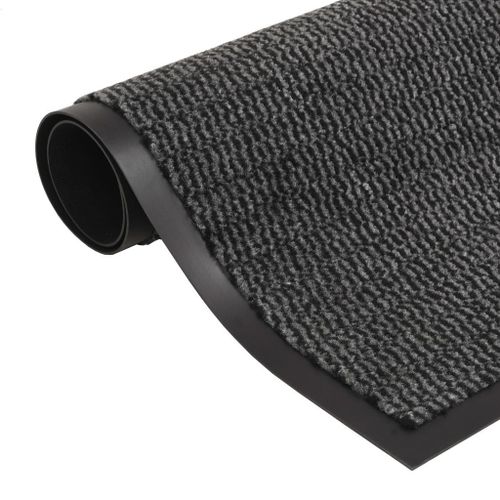 Paillasson Rectangulaire 80 X 120 Cm Anthracite Dec023097