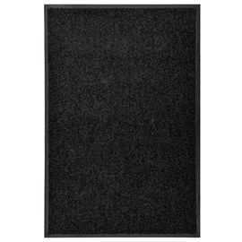 Paillasson Lavable Noir 60x90 Cm Dec023174