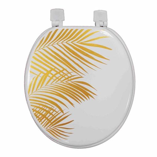 Abattant WC Imprimé "Orbella" 47cm Blanc