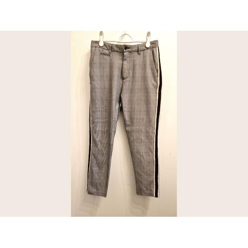 Pantalon Avec Bande Contrastée Zara Man