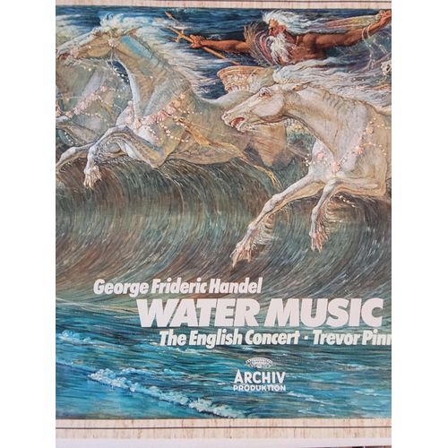 Vinyle Haendel Water Music The English Concert Trévor Pinnock