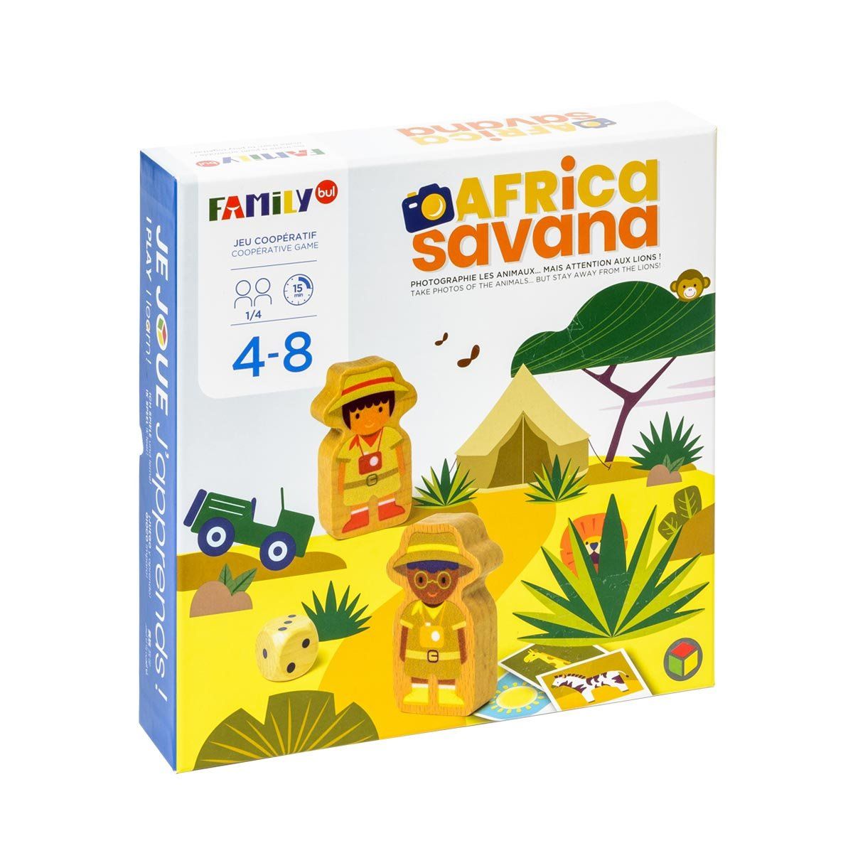 Oxybul | Jeu De Société Africa Savana | 4 Ans - 8 Ans