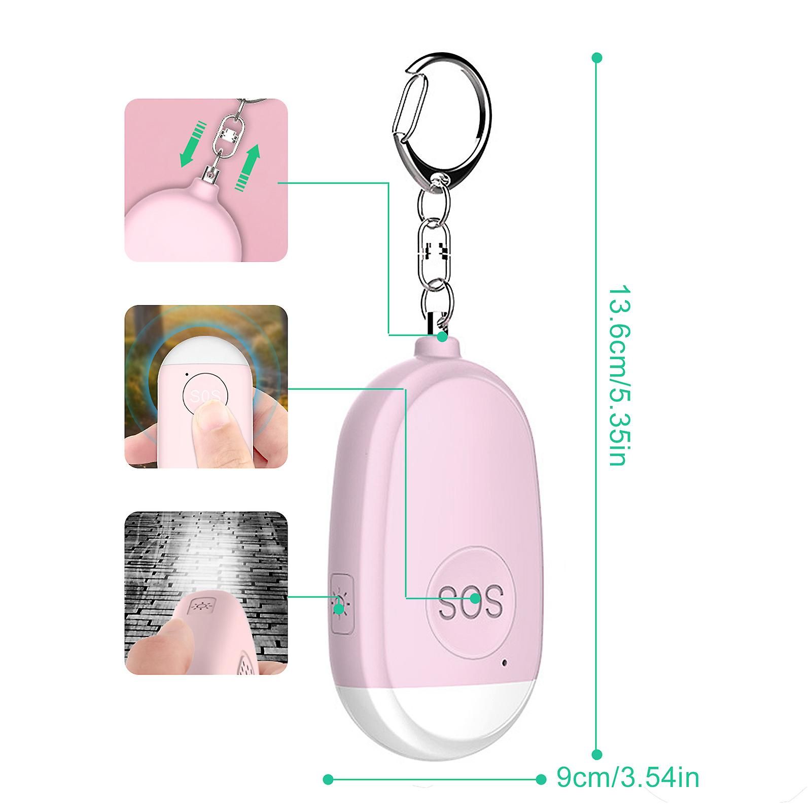 Deux alarmes personnelles de scurit USB rechargeables de 1... - 5