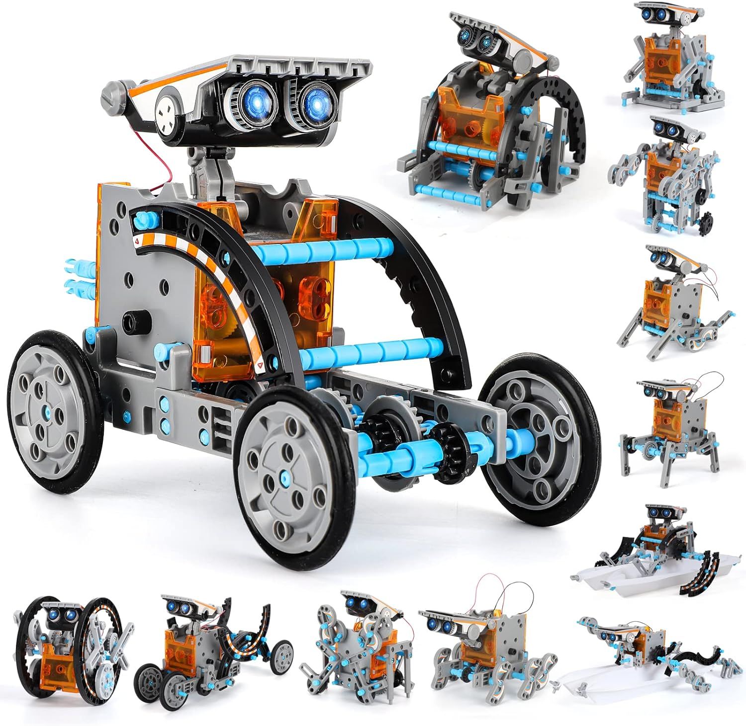Lucky Doug 12 En 1 Stem Ensemble De Robots Solaires Jouets P...