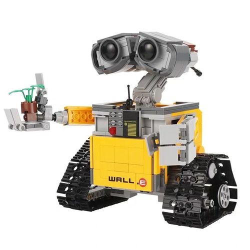 Wali Robot Petite Particule Puzzle Blocs Assemblés Télécommande Transfrontalière Jouets Cadeaux De Programmation Pour Enfants
