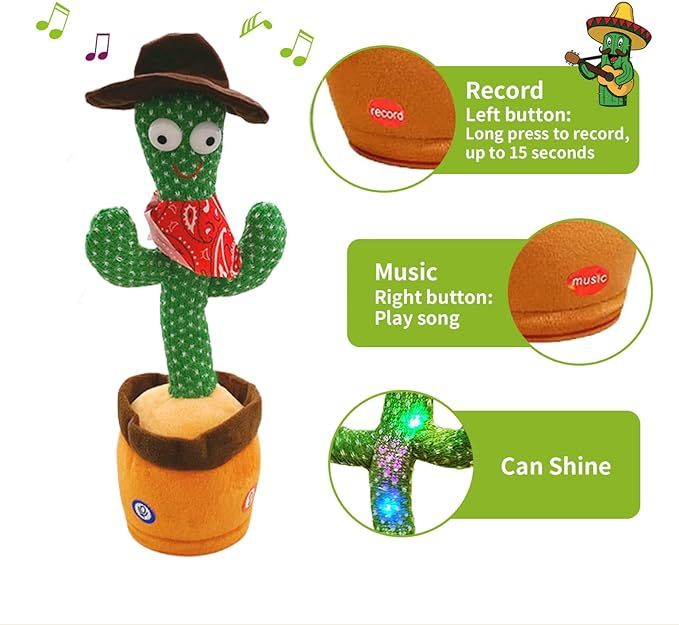 Vache - Garon Cactus Dansant, Imitant Le Cactus Parlant, Ch... - 2
