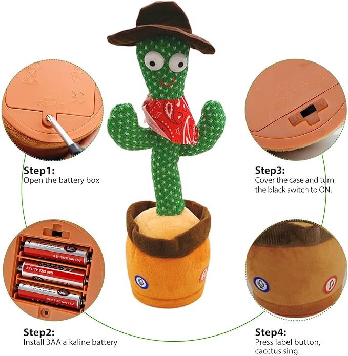 Vache - Garon Cactus Dansant, Imitant Le Cactus Parlant, Ch... - 5