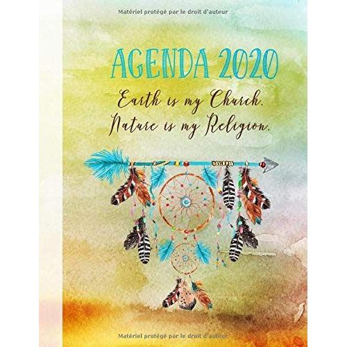 2020 Agenda: Boheme Semainier Grand Et Calendrier Janvier Decembre Avec To Do List + 45 Pages Dot Grid Pointill© - Journalier Organisateur A4 - Pratique Planificateur Journal Carnet Pour Femme