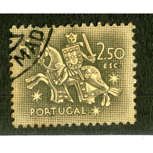 Timbre Oblitéré Portugal, 2.50 Esc