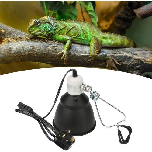 Reptile Heating Uva / Uvb Lamp Holder - European Plug, 300w Reptile Heating Tower For Chicken Cages