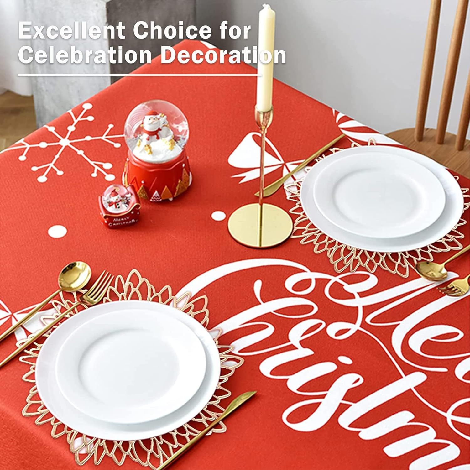 4 Sets De Table Feuilles Rondes En Pvc (Or), Sets De Table E... - 4