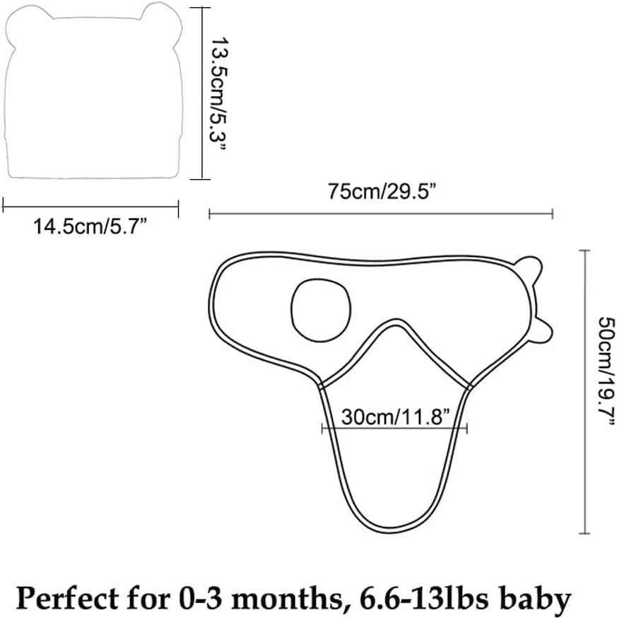 3 X Baby Swaddlers 0-3 Mois (Ensemble Gris) Avec Capuche En ... - 2