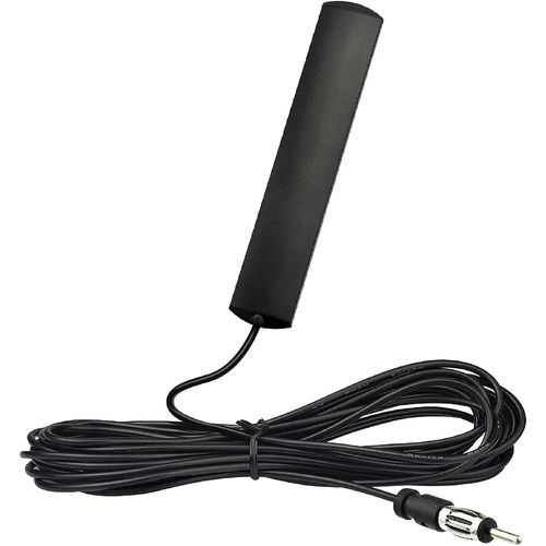 Antenne De Voiture (Câble D'extension De 5 M), Antenne Radio Fm De Voiture, Autocollant De Pare-Brise Caché Pour Antenne Stéréo De Voiture Universelle, Adaptateur Din Avec 3 M, Tuner Récepteur Radio S