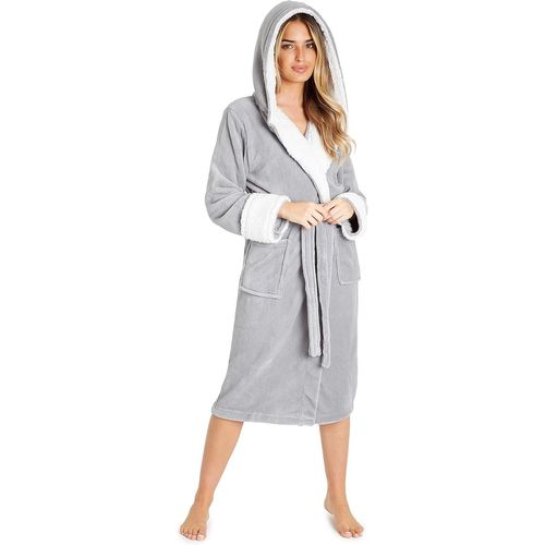 Robe De Chambre Femme-Peignoir En Polaire Femme