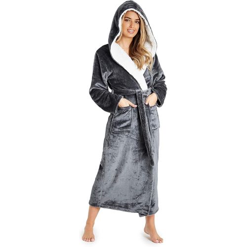 Robe De Chambre Femme-Peignoir Femme En Polaire-Cadeau Femme