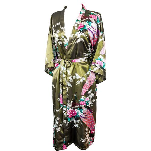 Kimono Paon Femme-Robe Légère|Luxe Abordable 16 Couleurs,Robe De Chambre