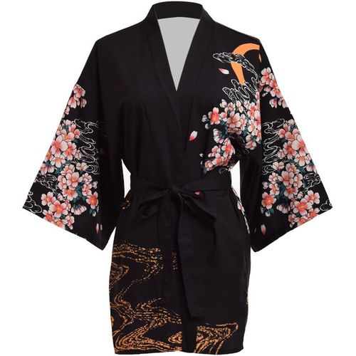 Sakura Yukata Haori Peignoir De Bain
