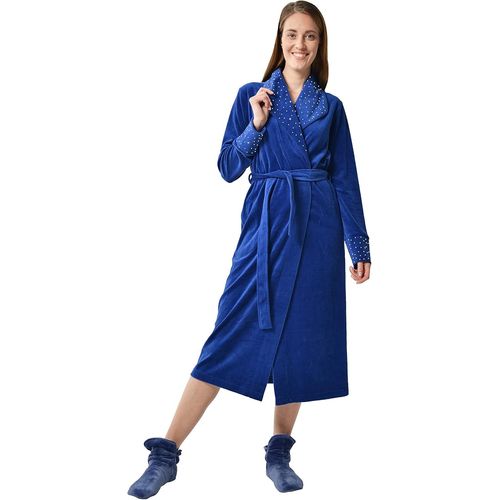 Femme Robe De Chambre Peignoir Velours Hiver Longue Peignoir De Bain Douce Microfibre Robe De Nuit