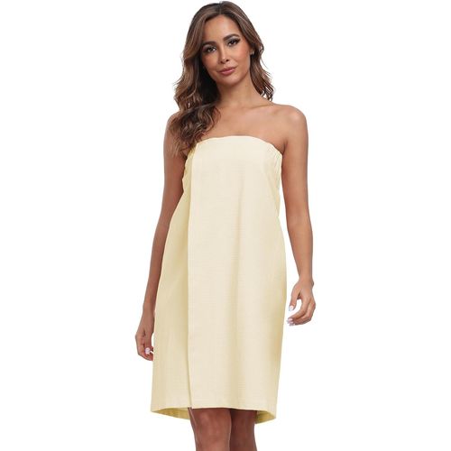 Peignoir De Bain Pour Femme Serviette De Bain Avec Fermeture Réglable,Pour Spa Piscine Plage