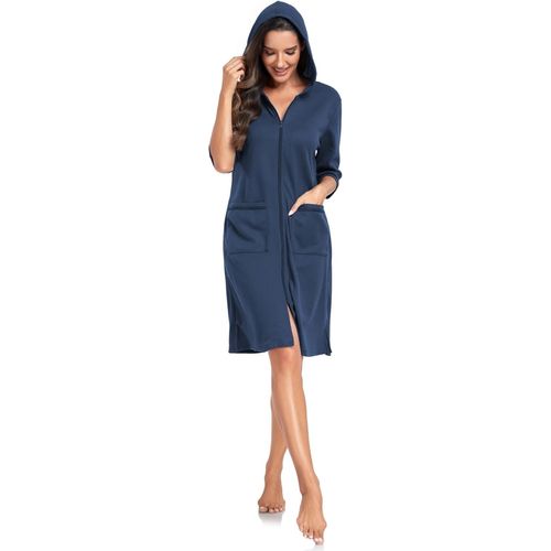 Peignoir Walfg Féminin,Peignoir Léger Et De Longueur Moyenne,Chapeaux Et Poches,Adapté Au Sauna,À La Maison,Aux Plages,Aux Voyages,Aux Hôtels,Etc