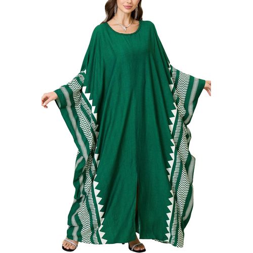 Femme Robe De Nuit Kimono Maxi Cache-Maillot Robe De Plage Bikini D'été