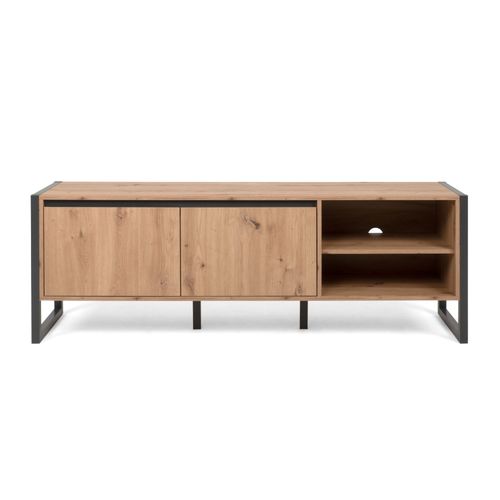 Kotor - Meuble Tv Industriel Avec Placards 160cm