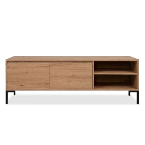 Navi - Meuble Tv En Bois Avec Placard 150cm
