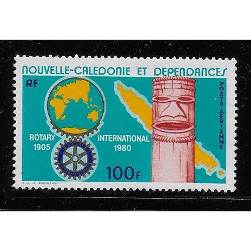 Nouvelle-Caledonie Poste Aerienne 1980 : 75è Anniversaire Du "Rotary International" : Timbre À 100 F. Neuf **