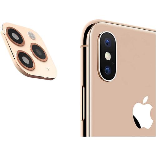 Iphone Xr/X Convert To Iphone 11/11pro/11pro Max Sticker L'objectif Protecteur D'objectif D'appareil Photo Pour Iphone Xr/X/Xs Max Film De Protection En Verre Trempé Anti Rayures