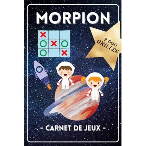 Carnet De Jeux Enfant Morpion: Tic Tac Toe | Cahier Dactivité Pour Enfant Dès 5 Ans 100 Pages | Bloc De Jeux | Jeux Faciles Et Amusants Pour Toute ... Sa Fête, Noël | Activité Pour Les Vacances